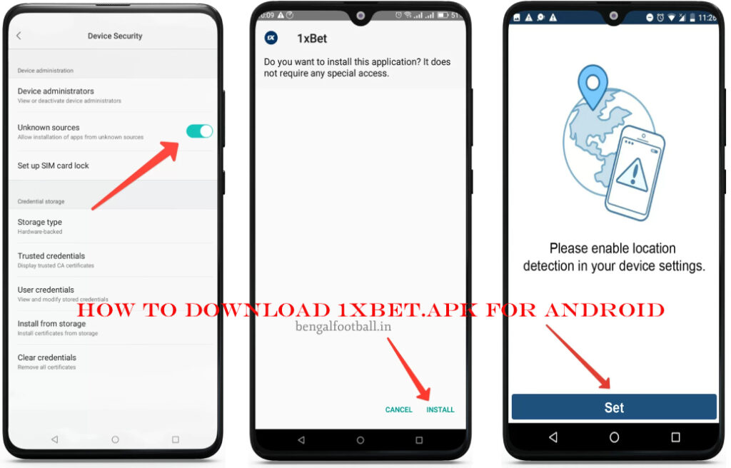 how to download 1xbet.apk for android